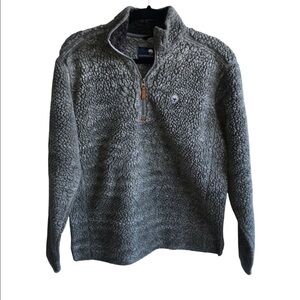 Women's Southern Shirt Grey Sherpa Pullover Jacket